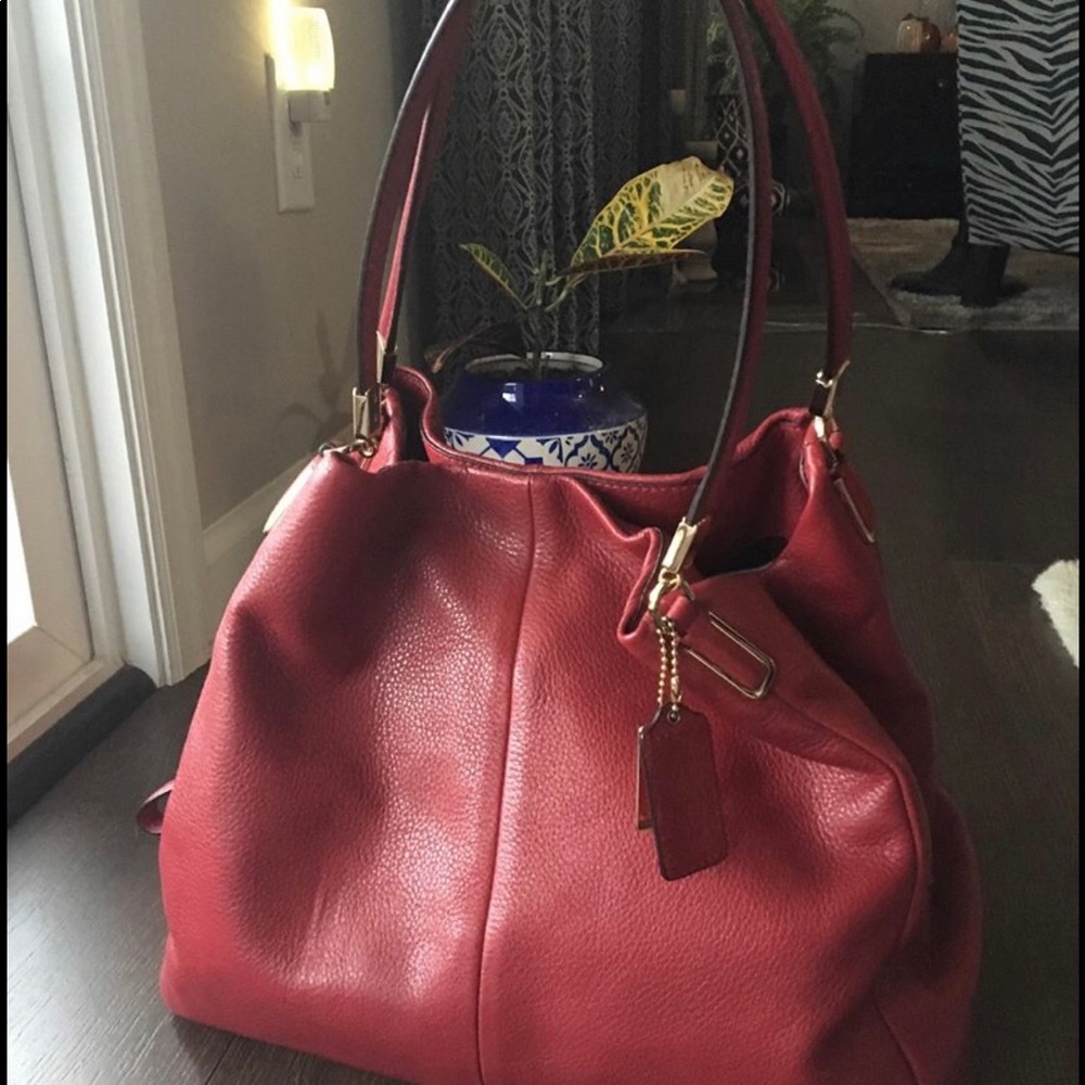 Red Coach Purse